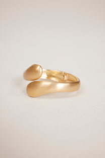 צמיד קשיח ניקול-זהב מט