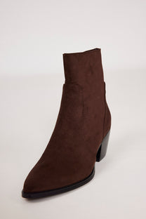 מגפוני עקב - Lina 81-קפה זמש