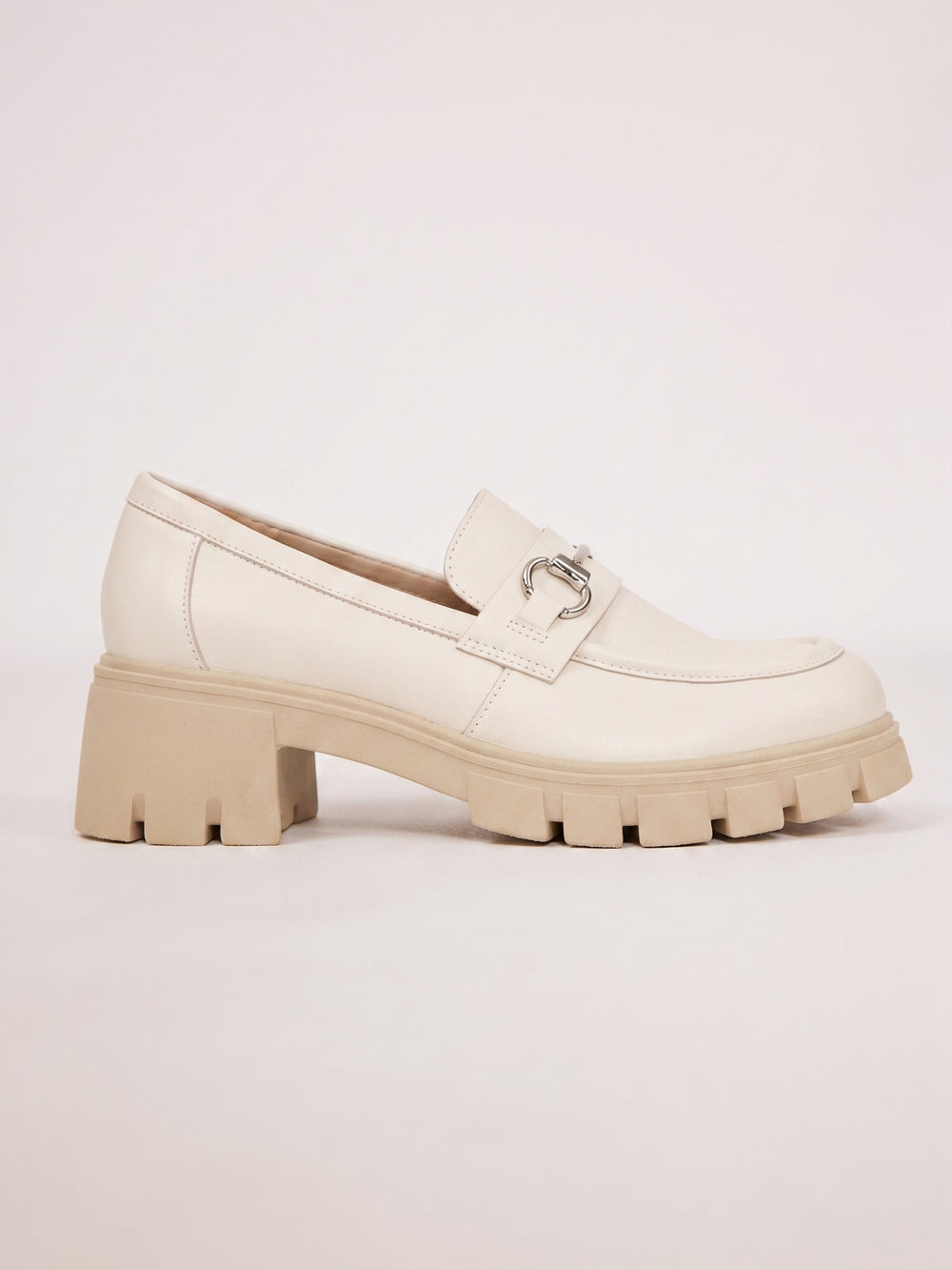 נעלי אוקספורד - Orit אופוויט-Offwhite/Silver