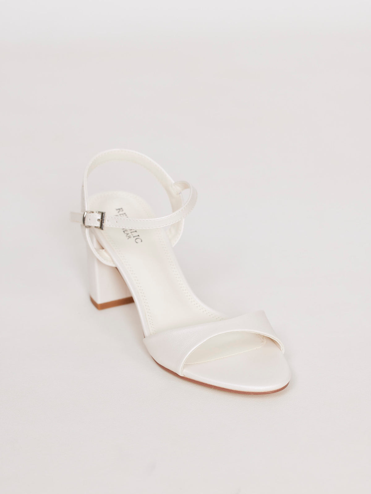 סנדלי עקב - Shani 8-קרם לבן