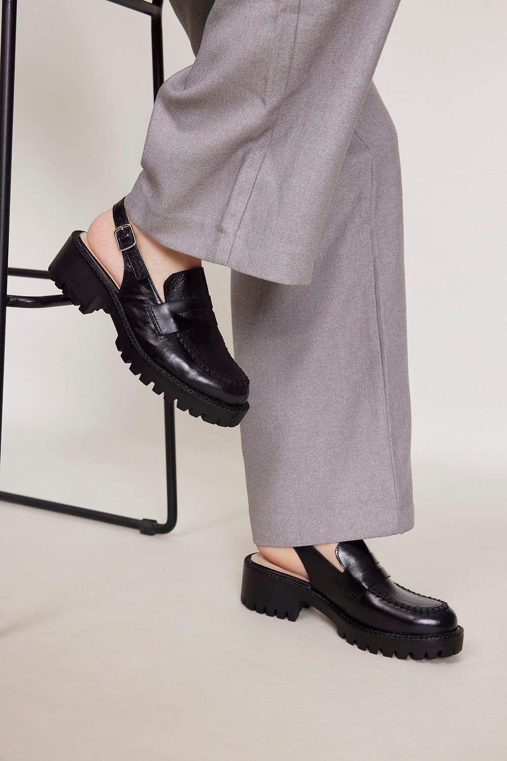נעלי אוקספורד - Carmel-שחור