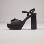 Rene 6 Black Satin