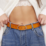 לוקה חגורת עור לנשים