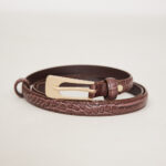 חגורת ירין חום קרוקו (2)