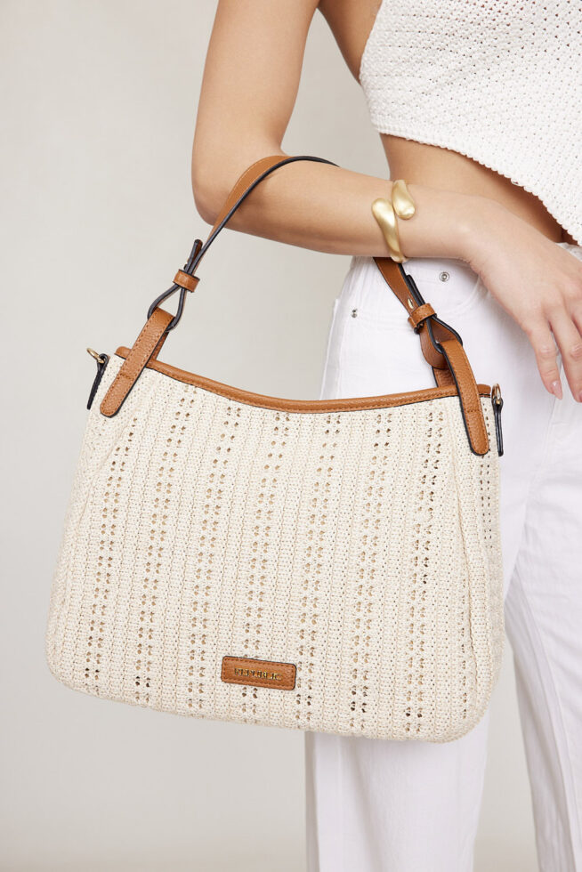 תיק צד ורוניקה אופווייט רפיה