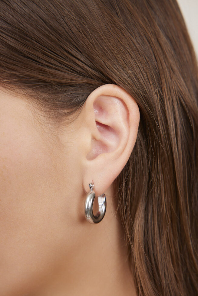 עגילי אורי כסף