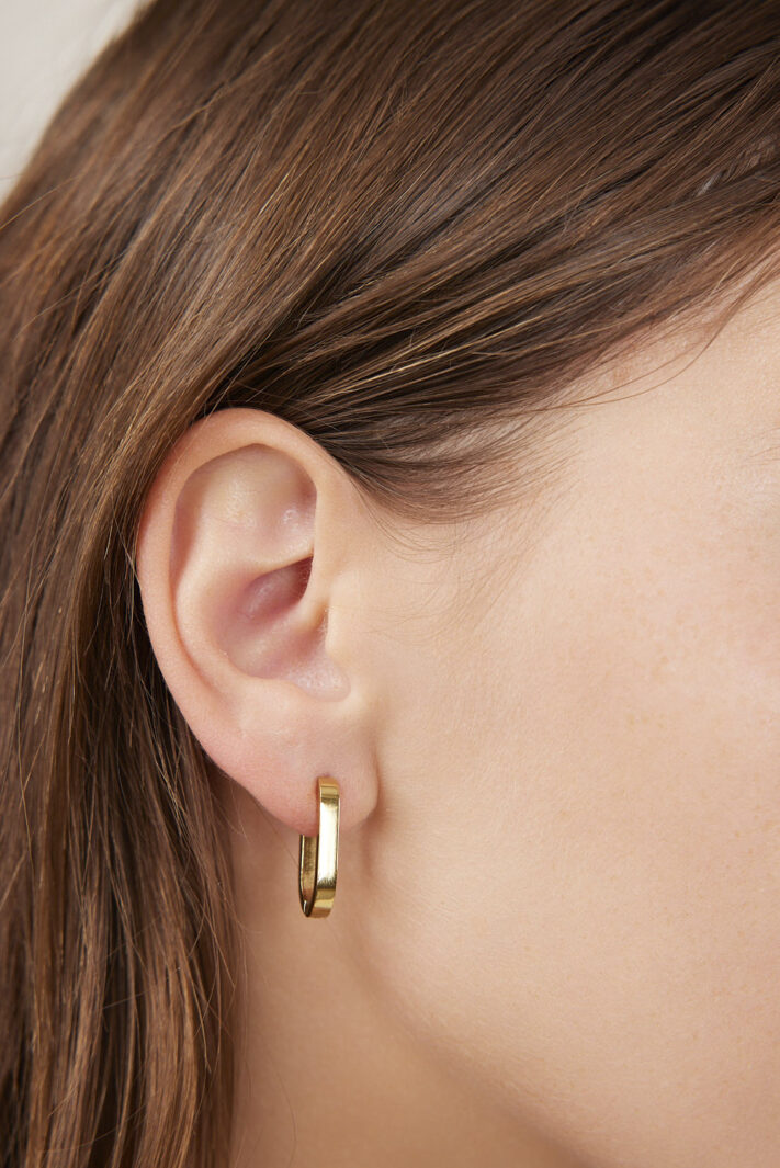 עגילי שייה זהב