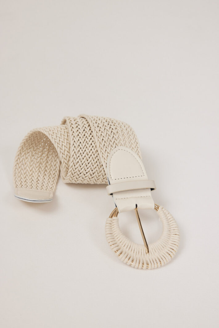 חגורה קלועה ריף בז' (3)