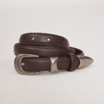 חגורה יובל חום כהה (3)