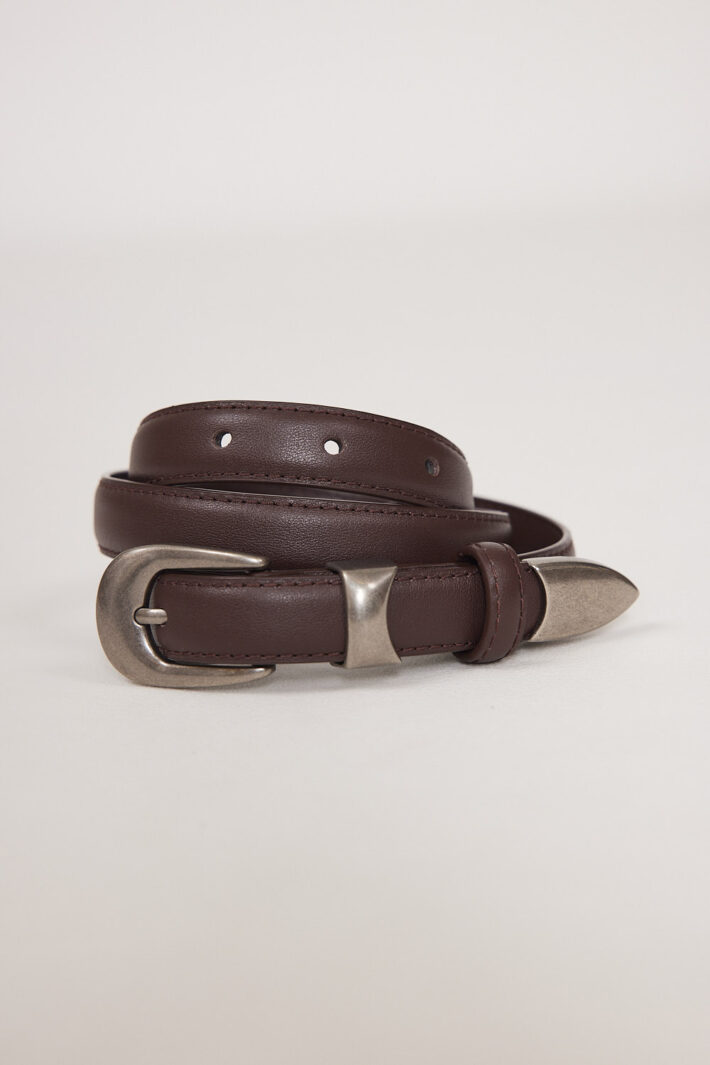 חגורה יובל חום כהה (3)