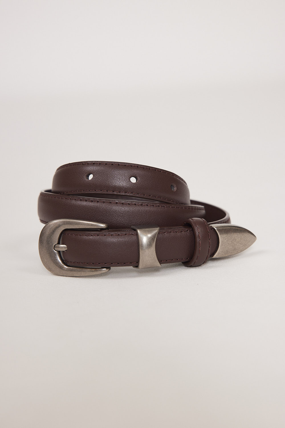 חגורה יובל חום כהה (3)