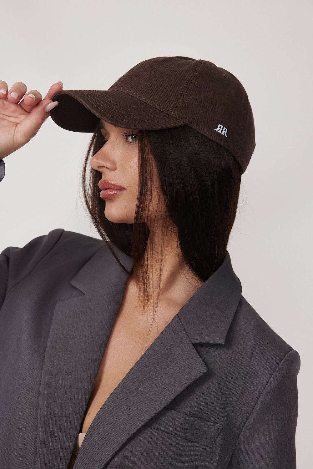 כובע מצחיה פולי חום