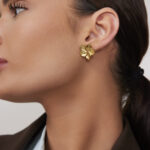 עגיל פרח זהב (2)