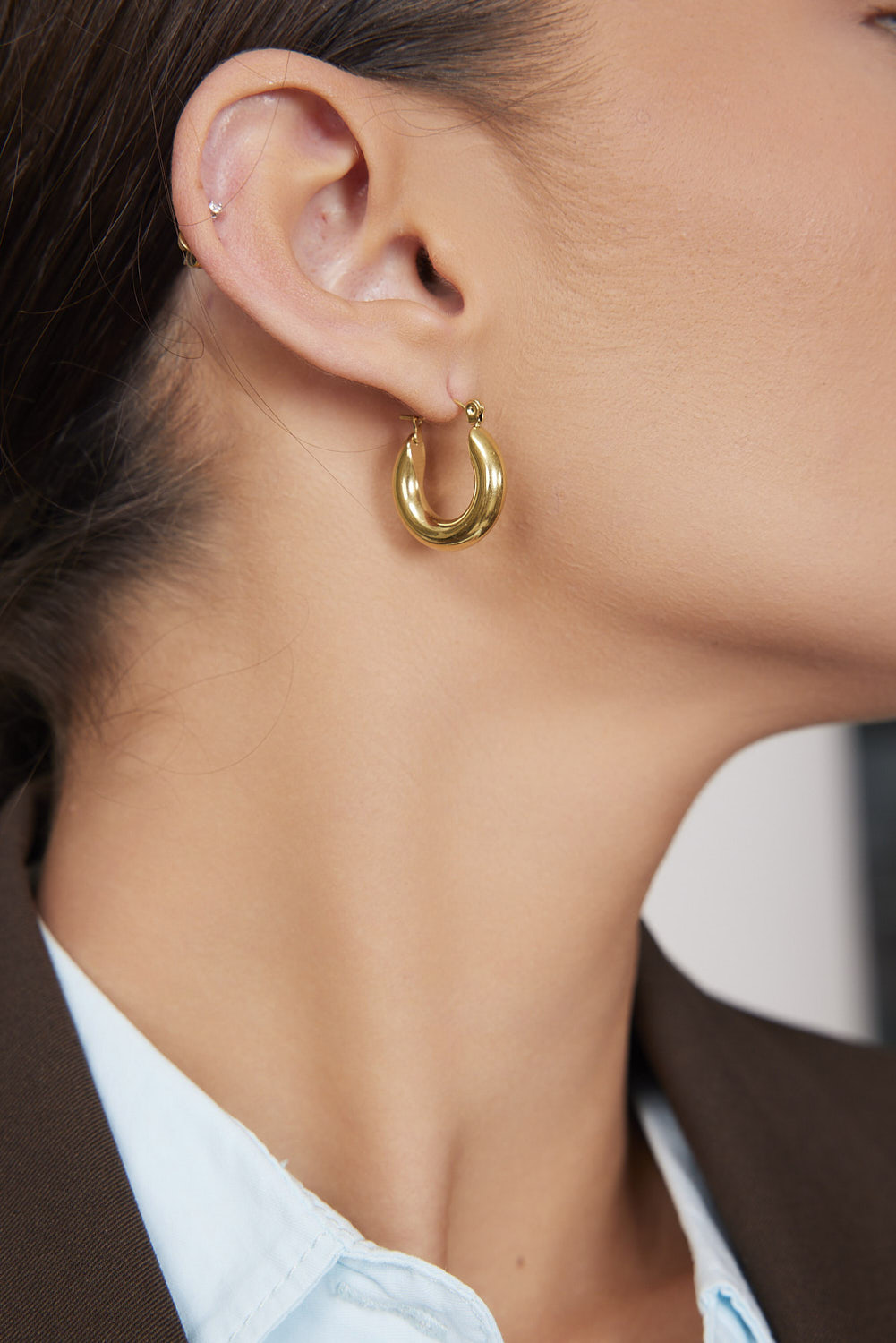 עגילי אורי זהב (4)