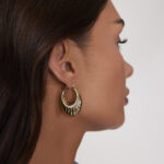 עגילי רומא זהב