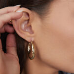 עגילי רומא זהב (3)