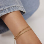 צמיד רגל נלי זהב (2)