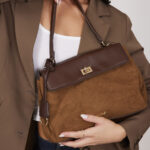 תיק צד ג'יזל חום (5)