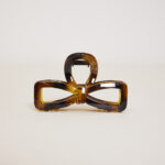 קליפס לשיער פפיון מנומר שקוף