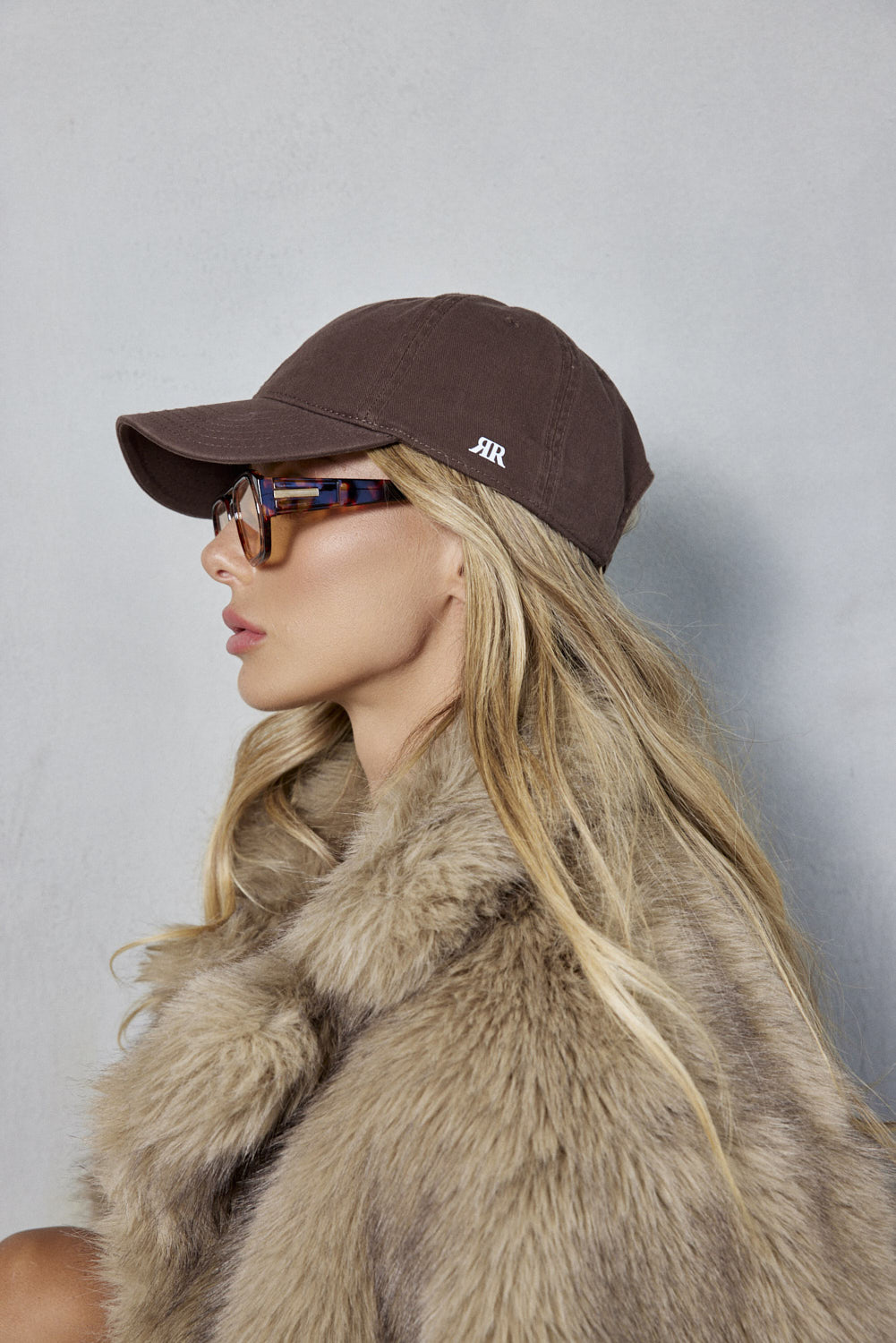 כובע מצחייה פולי חום