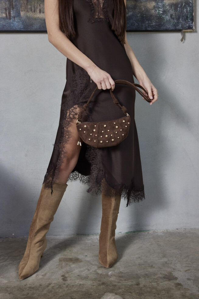 תיק פאוץ' אליס חום (2)