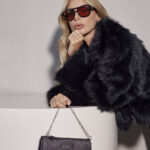 תיק צד לורין שחור סאטן (3)