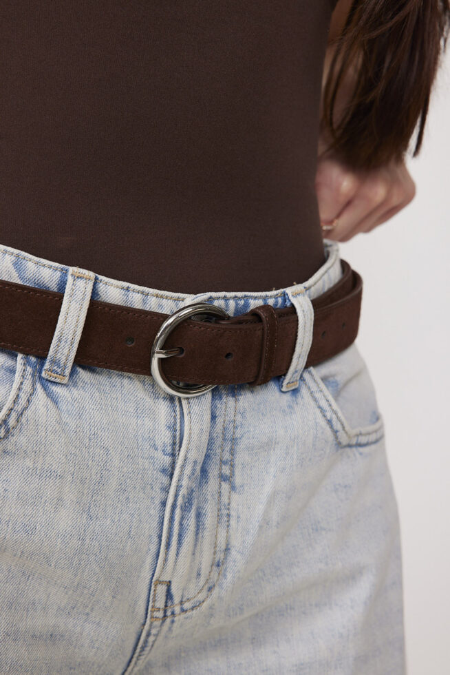 חגורה אלמה קפה