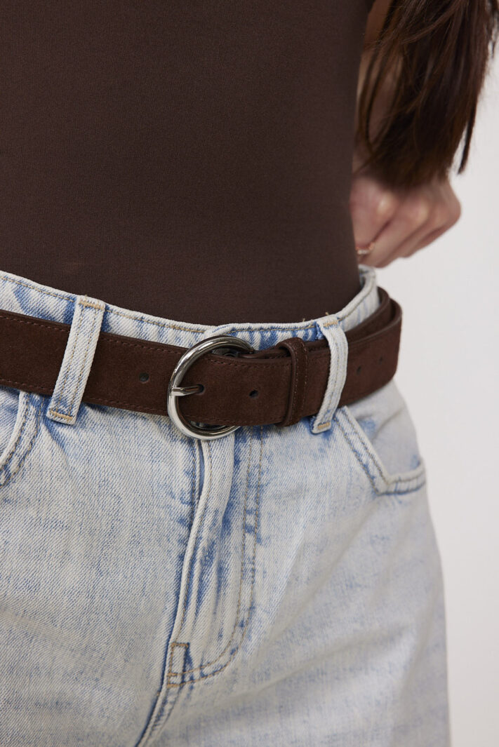 חגורה אלמה קפה