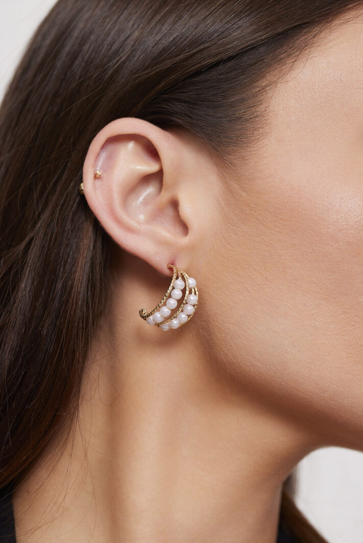 עגילי דניאל זהב